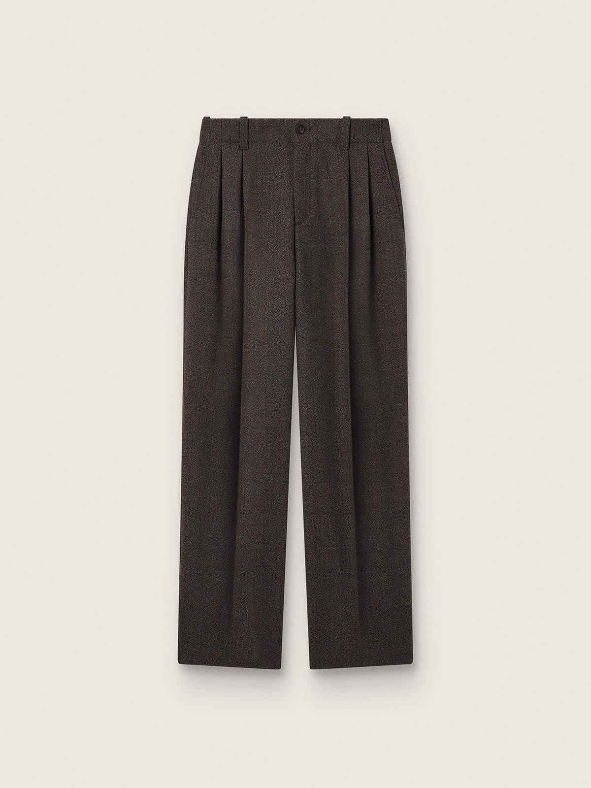 Golden Goose - Pantalone da uomo di colore nero e marrone con motivo jacquard in 