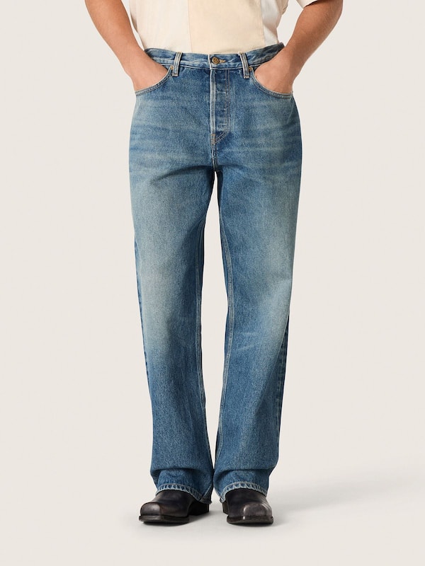 Golden Goose - Blue medium wash loose jeans in 