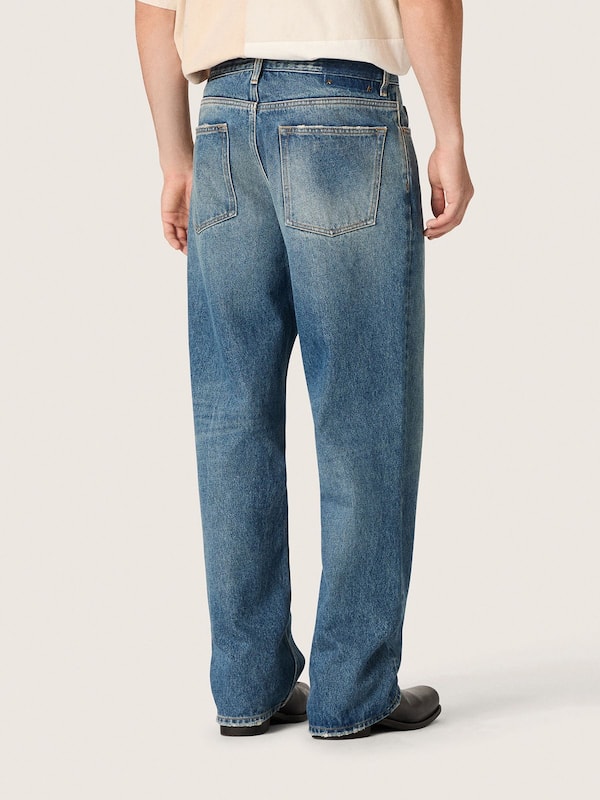 Golden Goose - Blue medium wash loose jeans in 