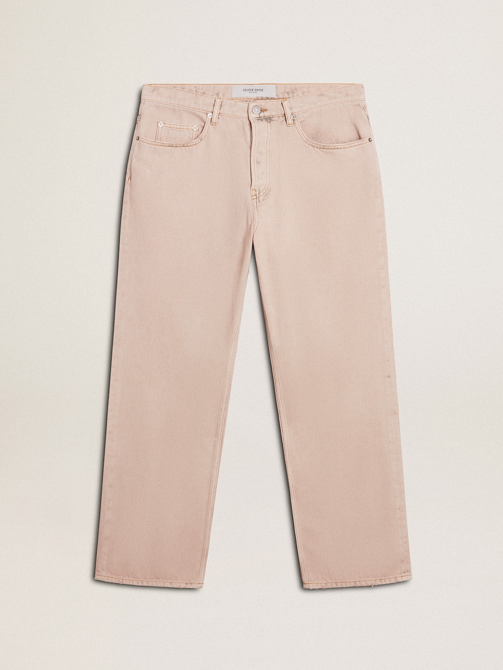 Jean teint rose pour homme — Golden Goose