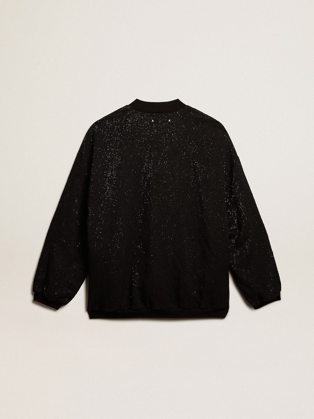 Golden Goose - Men’s black sequined cardigan-jacket in 