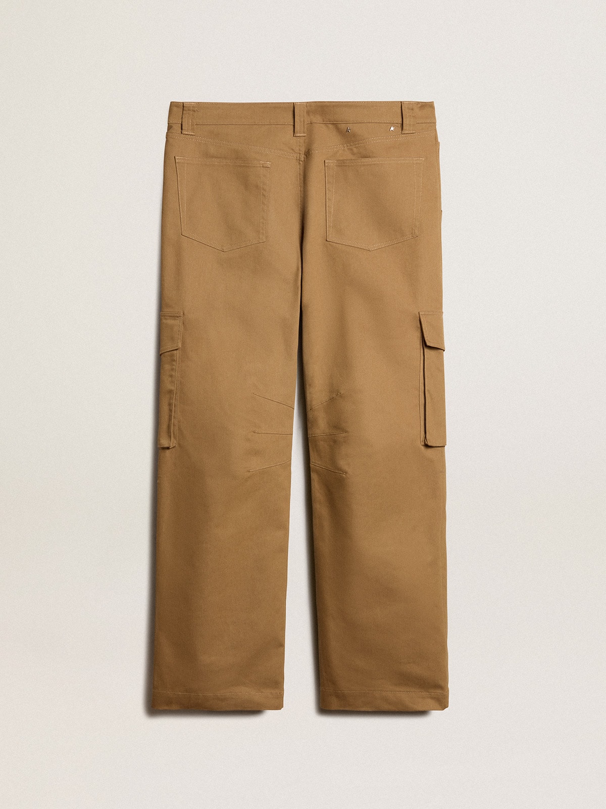 Golden Goose - Pantalón cargo color caqui beige in 