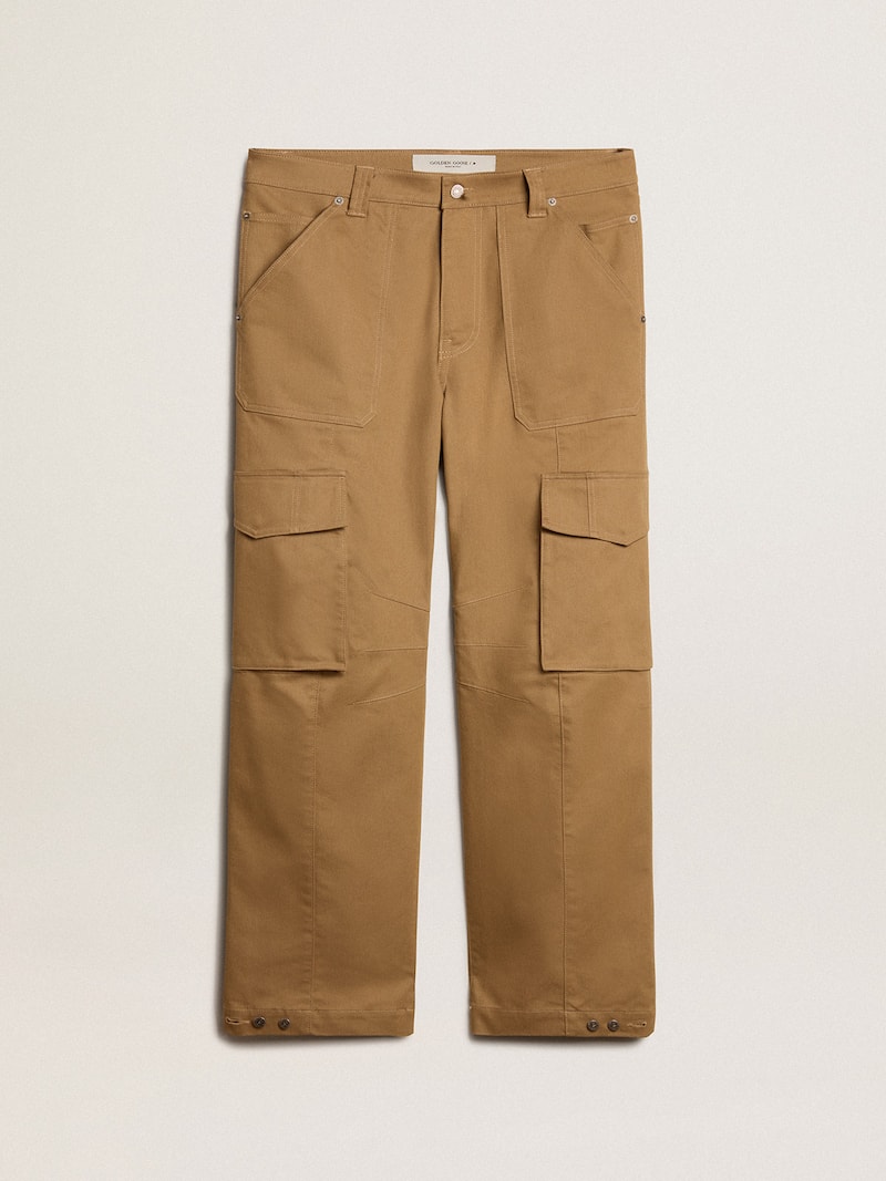 Beige khaki cargo pants