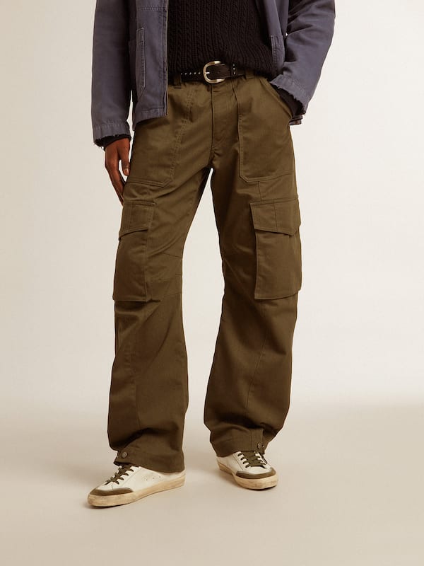 Golden Goose - Olive green cargo pants in 
