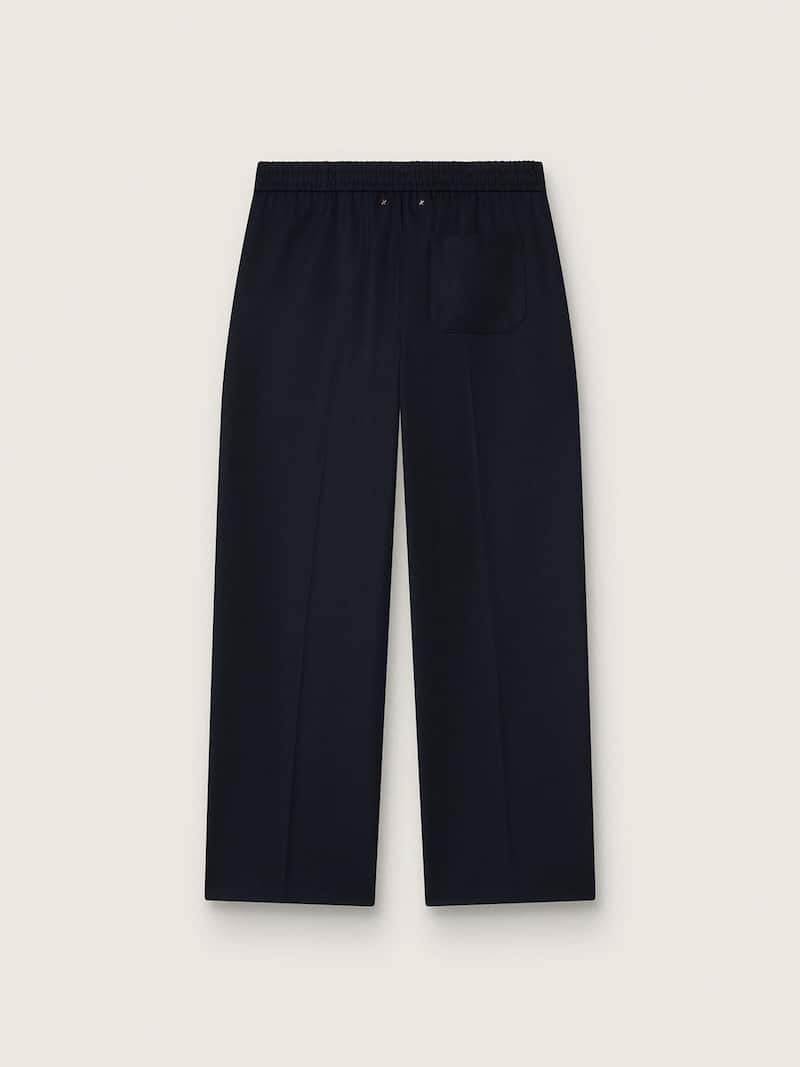 Golden Goose - Pantalon de jogging pour homme en laine bleu fonc&eacute; in 