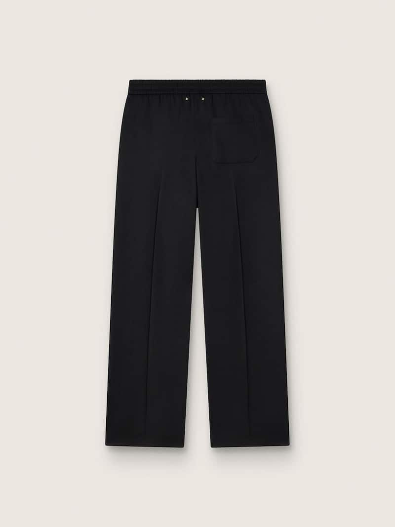 Golden Goose - Men&rsquo;s joggers in black wool in 