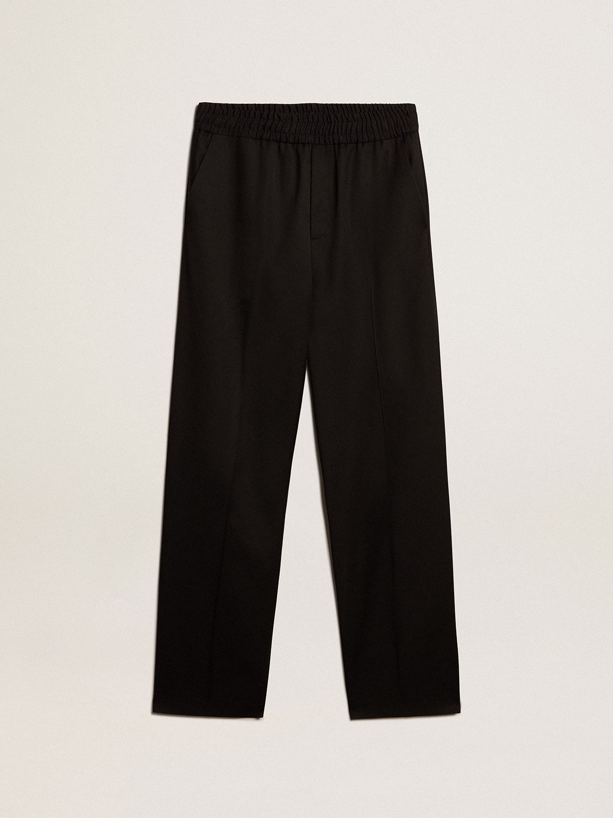 Golden Goose - Pantalón jogger de hombre en lana color negro in 