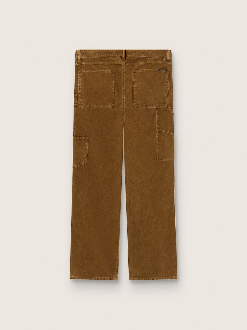 Golden Goose - Pantalon homme en velours c&ocirc;tel&eacute; ambre in 