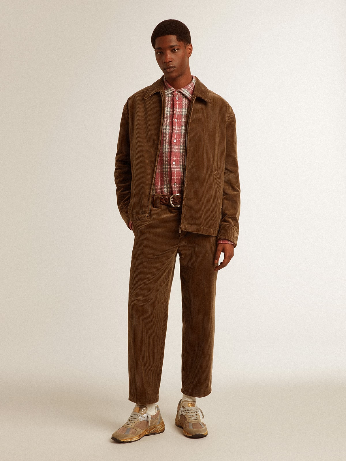 Golden fashion Road Corduroy Jacket