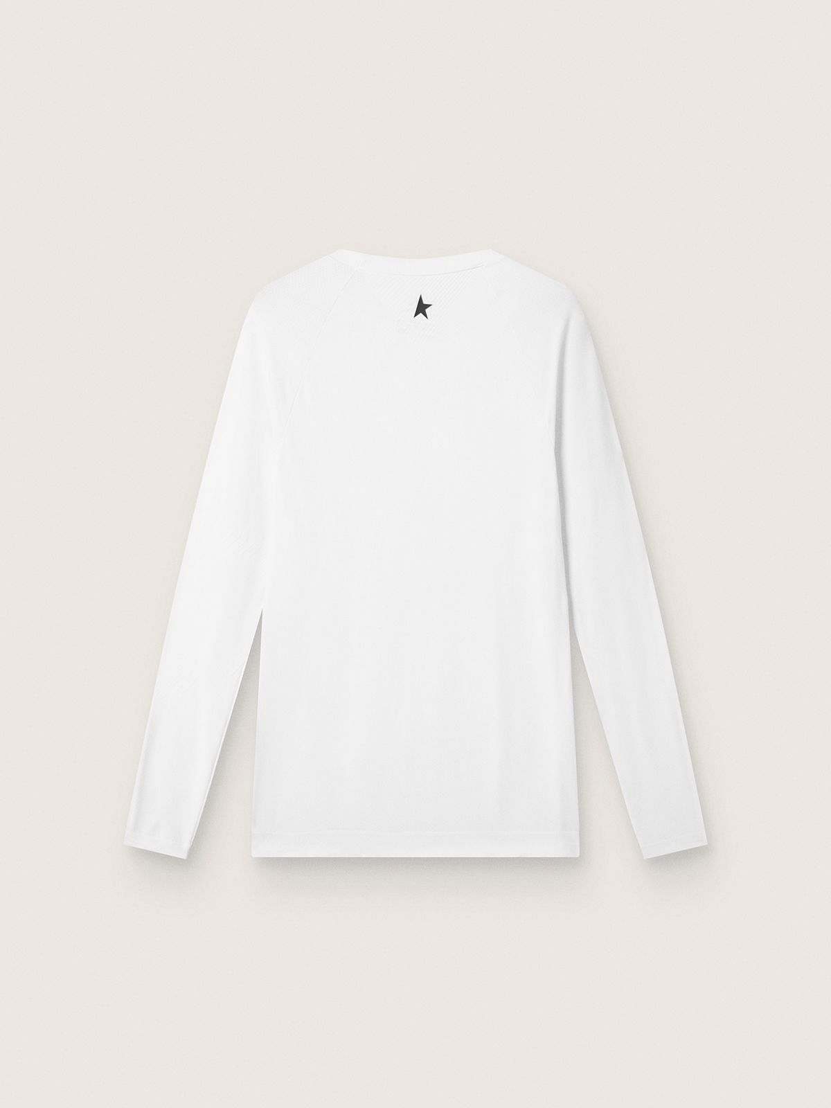 Golden Goose - Men's white long-sleeve sports top in