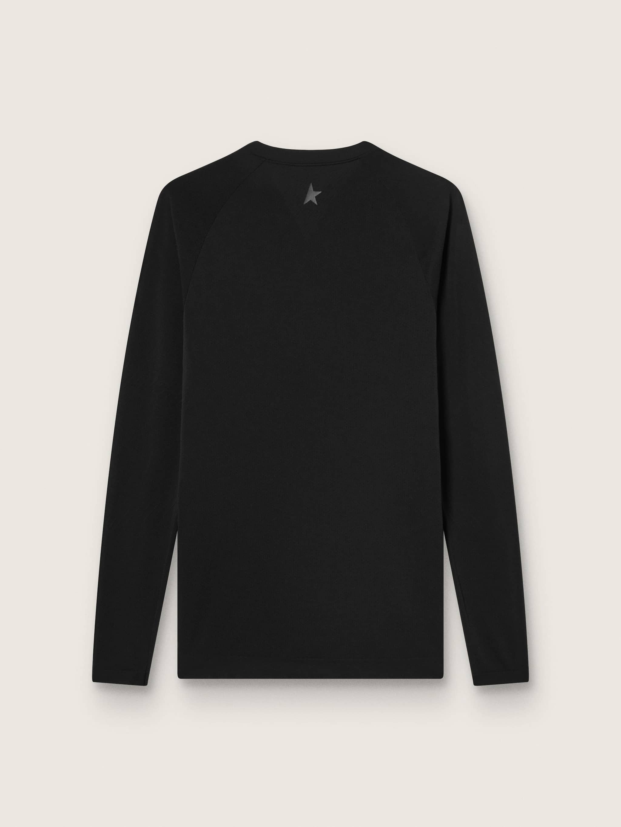Golden Goose - Longlseeve sportiva da uomo nera in 