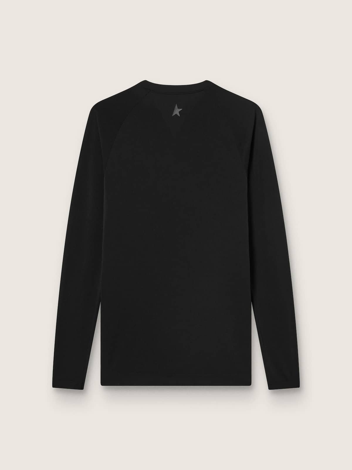 Golden Goose - Longlseeve sportiva da uomo nera in 