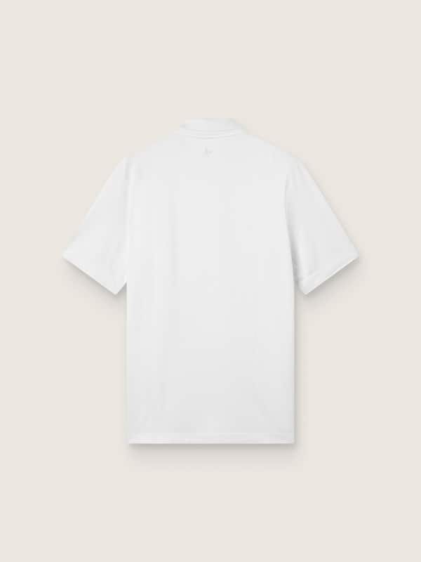 Golden Goose - Men's white sports zipped polo shirt in 