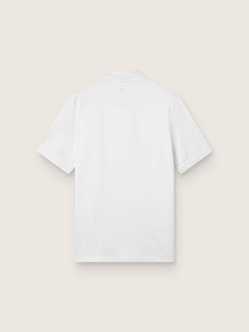 Golden Goose - Polo de sport zipp&eacute; blanc pour homme in 