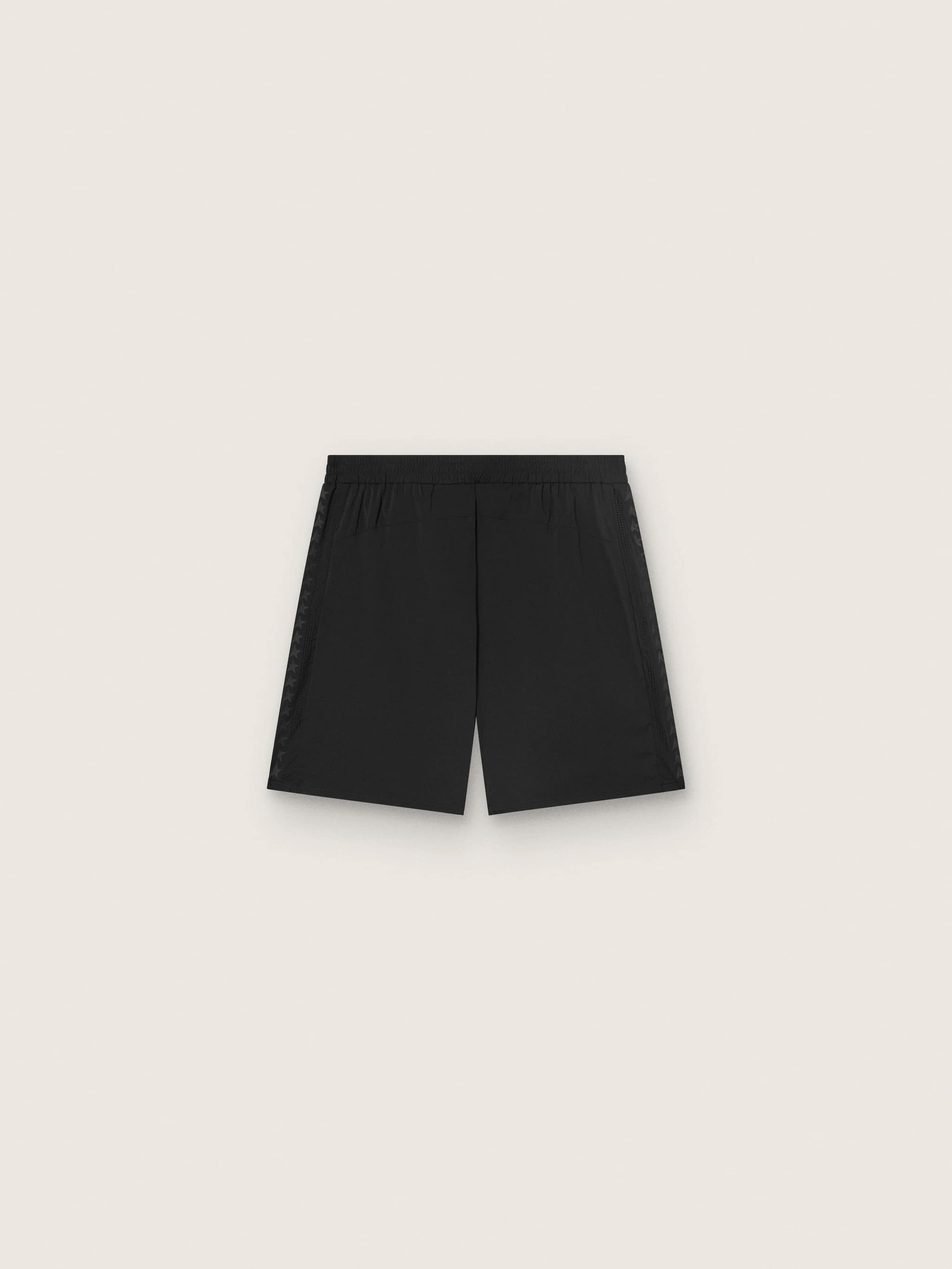 Golden Goose - Pantaloncini sportivi neri doppio strato da uomo in 