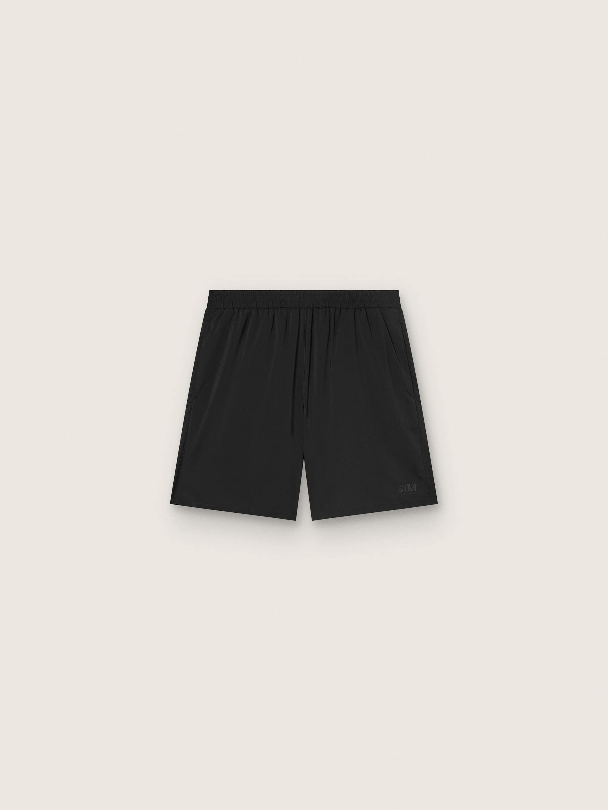 Golden Goose - Pantaloncini sportivi neri doppio strato da uomo in 