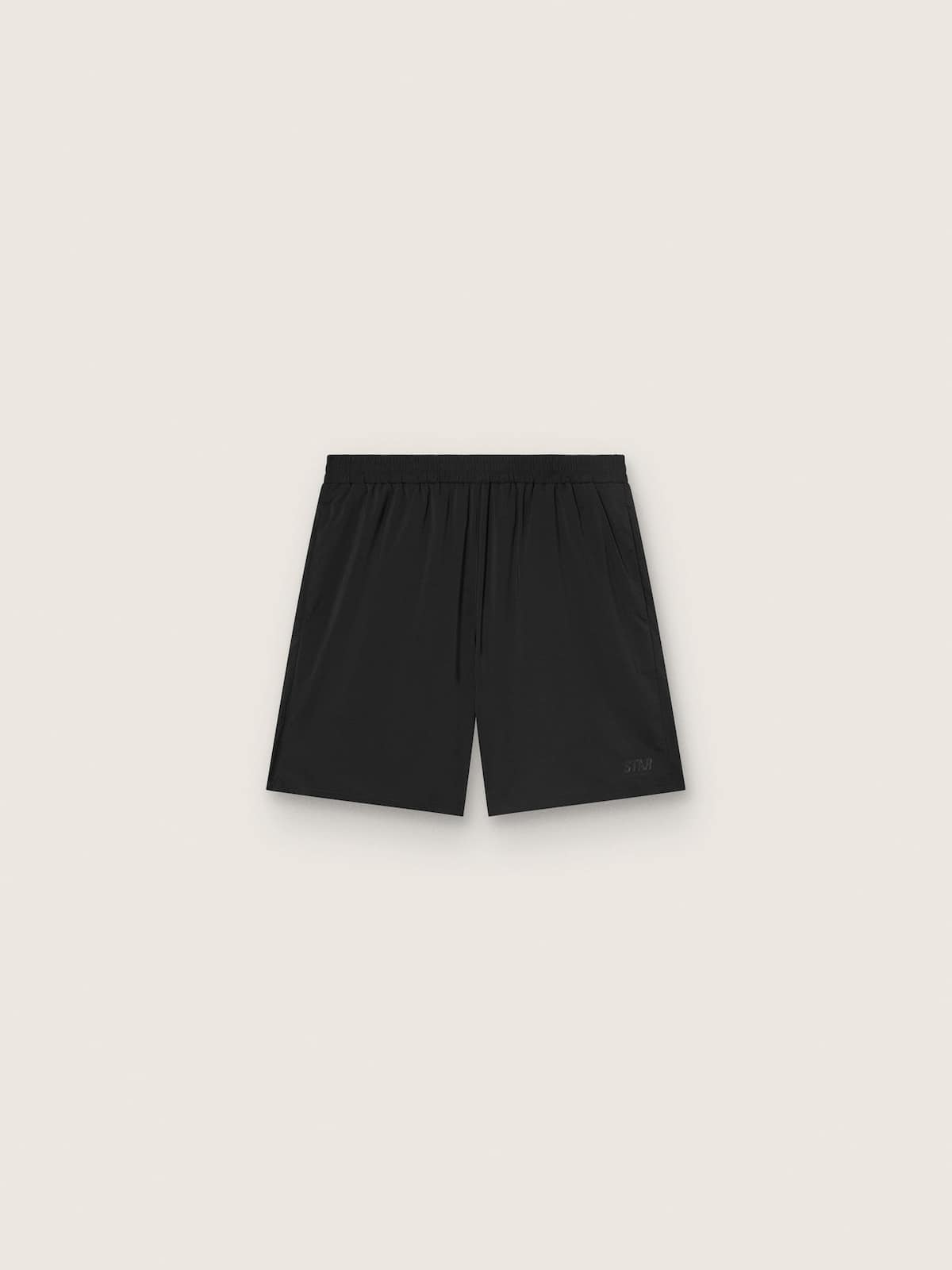 Golden Goose - Pantaloncini sportivi neri doppio strato da uomo in 