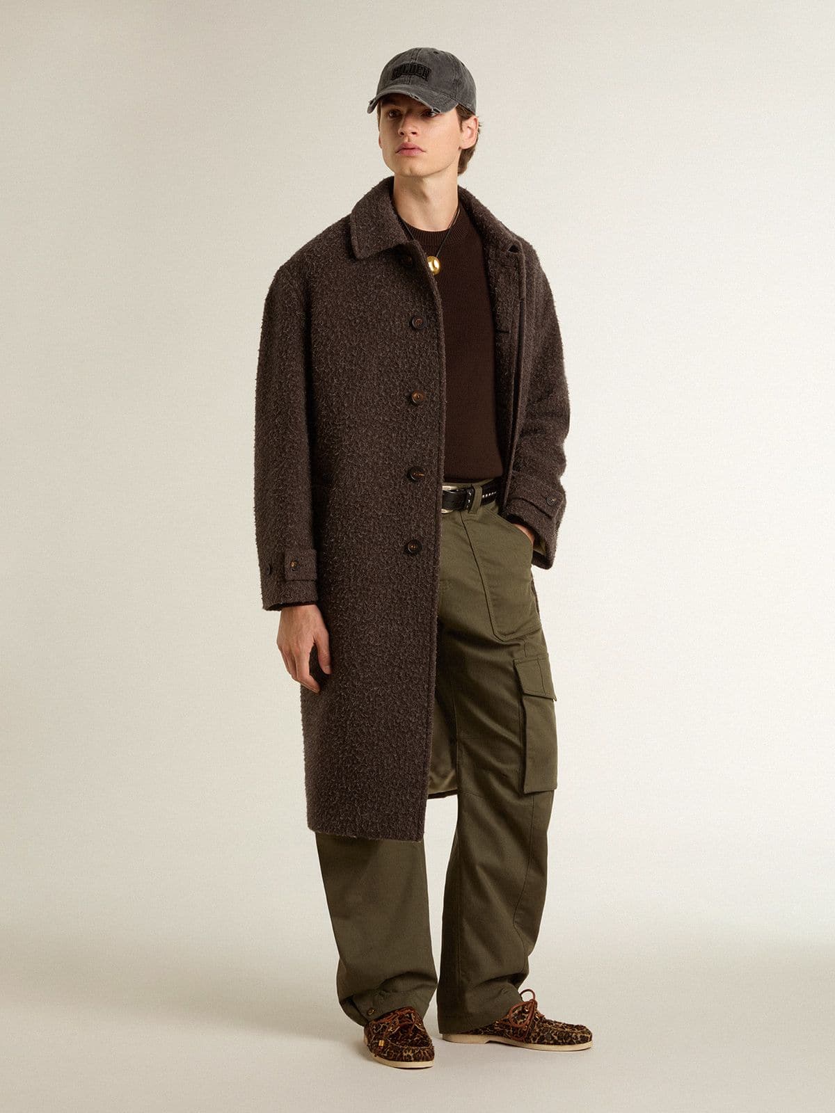 【RECTO】FUR COLLAR VIRGIN WOOL BLEND JUMPER / 追跡付 RECTO】 FUR COLLAR VIRGIN WOOL BLEND JUMPER