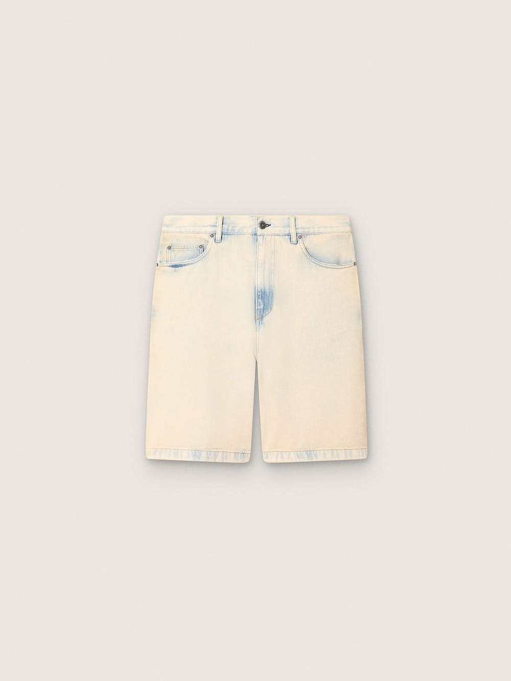 Bermuda pour homme en denim sable clair — Golden Goose