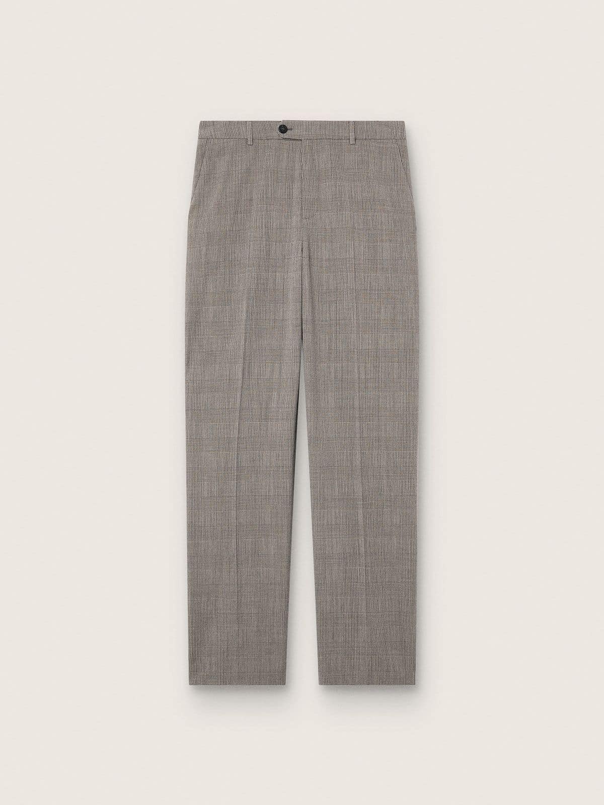 Golden Goose - Men’s slim-fit pants in gray Prince of Wales check in 