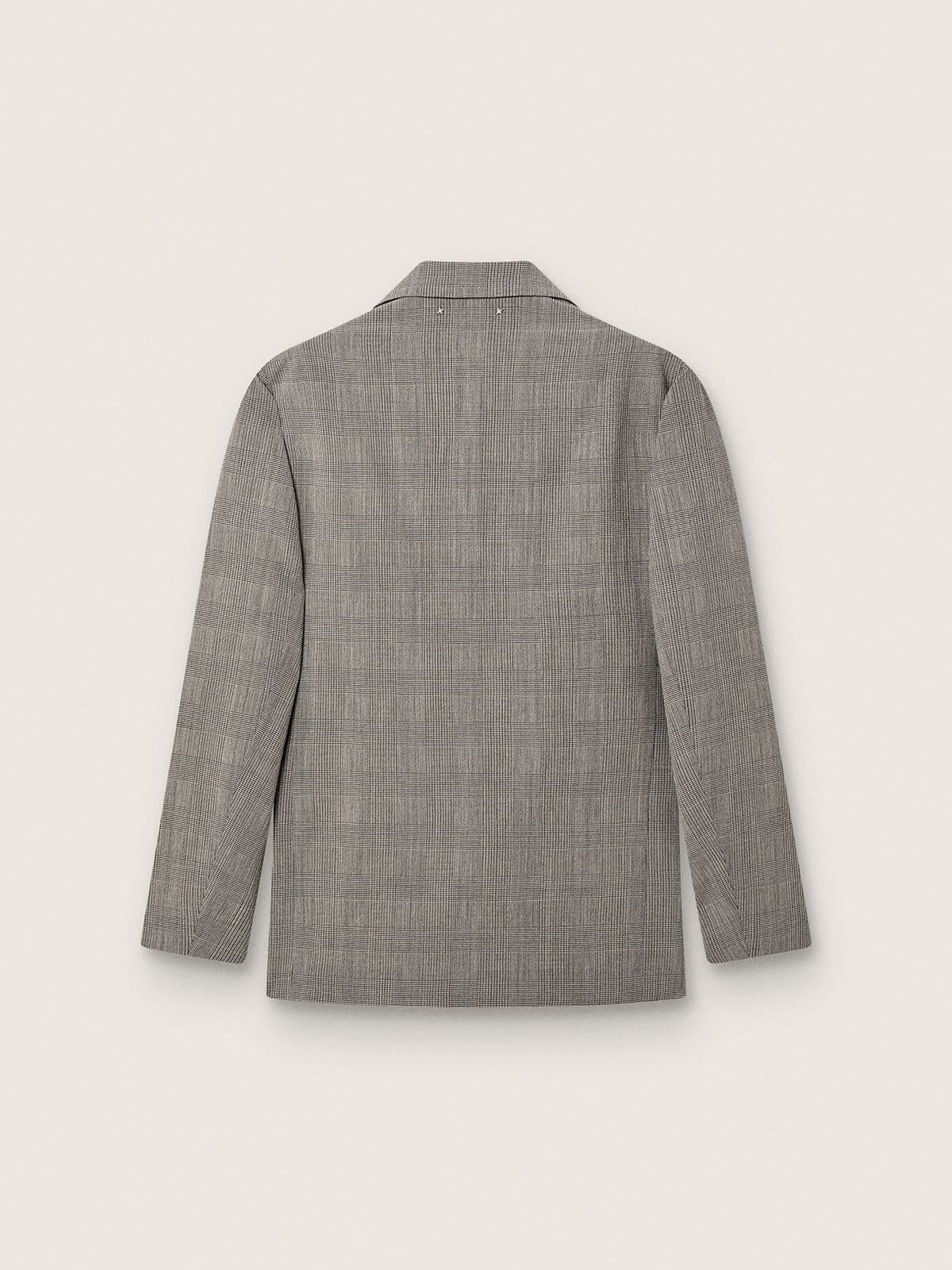 Golden Goose - Veste pour homme en laine grise prince de Galles in 