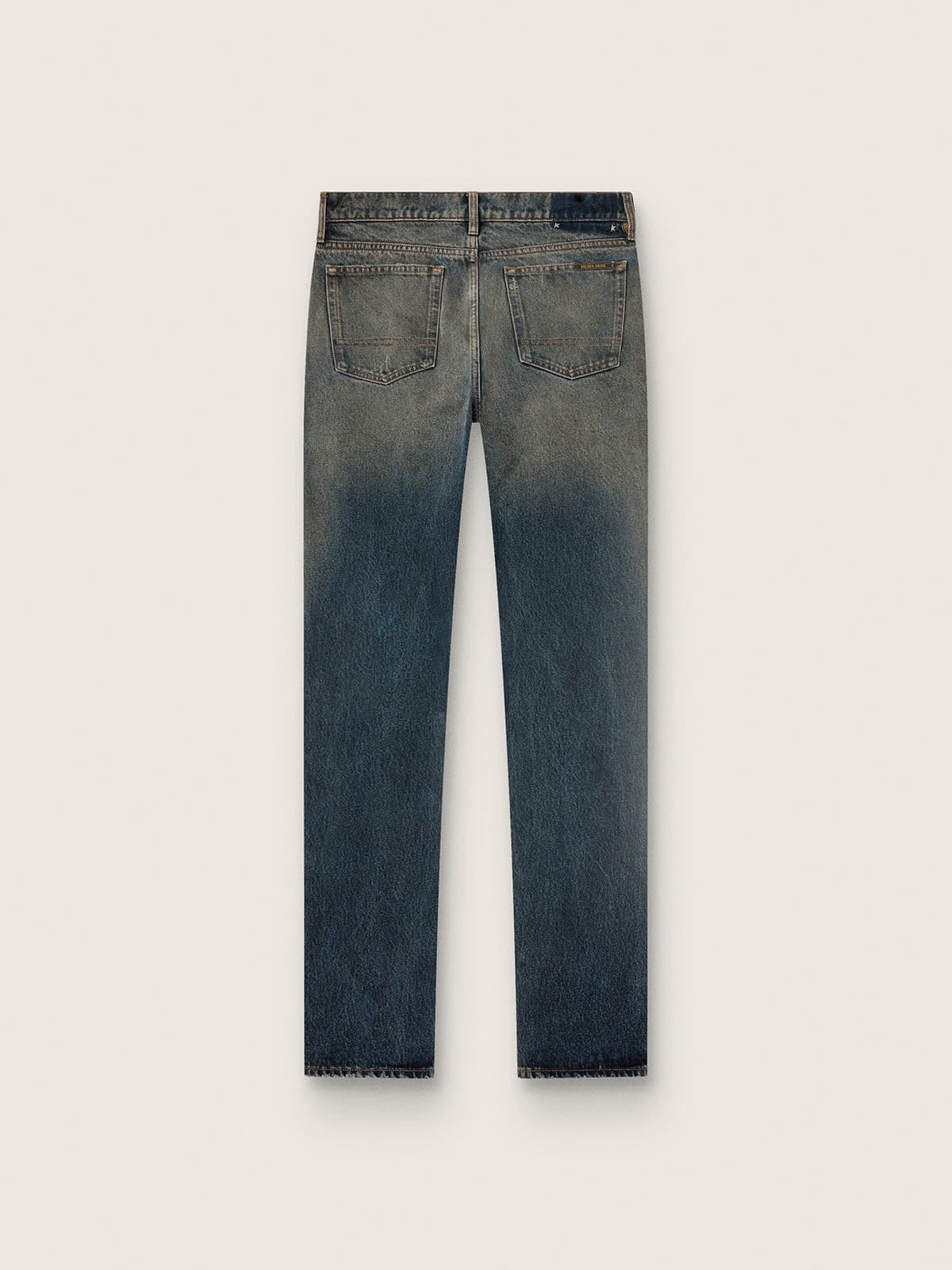 Jeans da uomo in denim blu