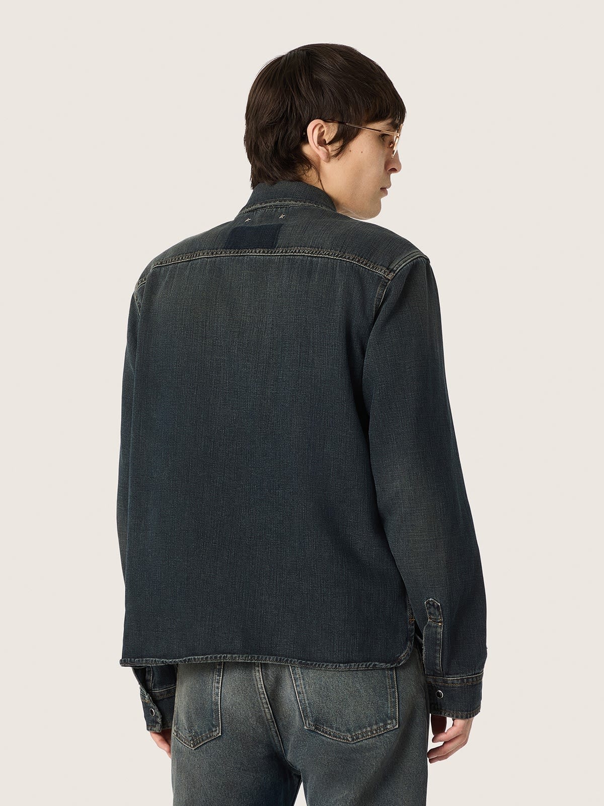 Golden Goose - Chemise homme en denim bleu in 