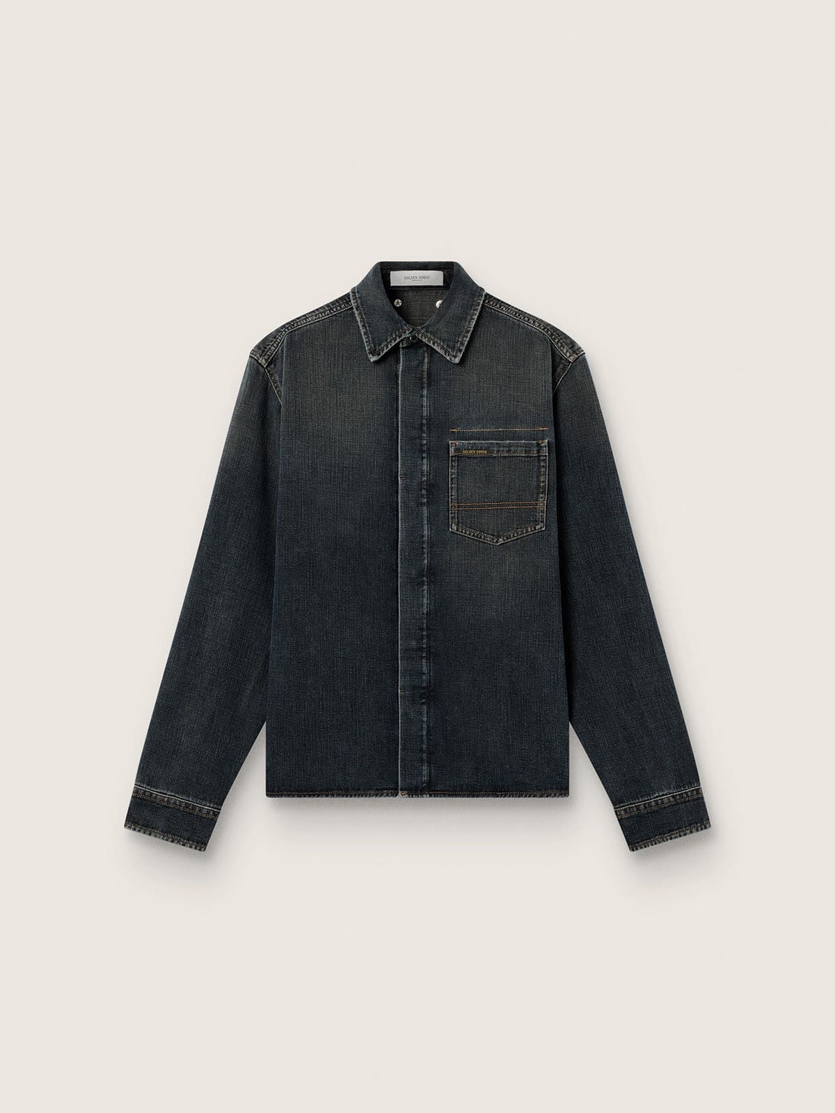 Golden Goose - Chemise homme en denim bleu in 
