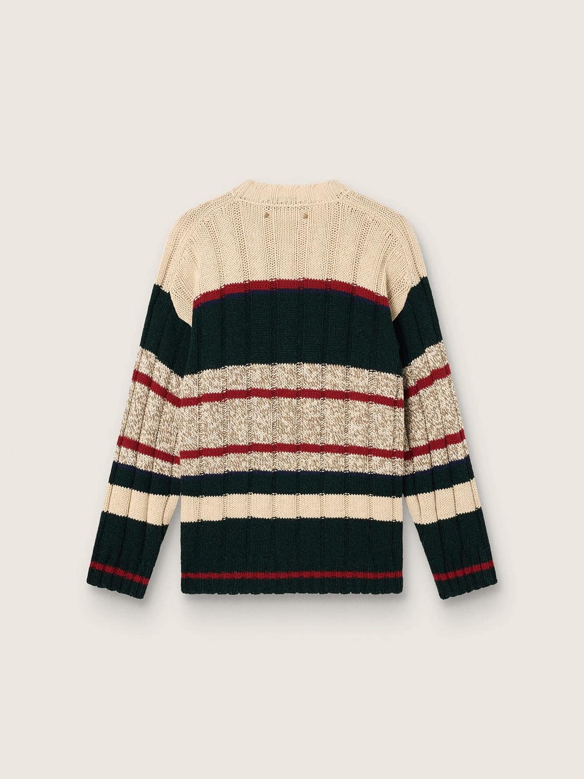 Golden Goose - Men's sweater in striped alpaca blend in 