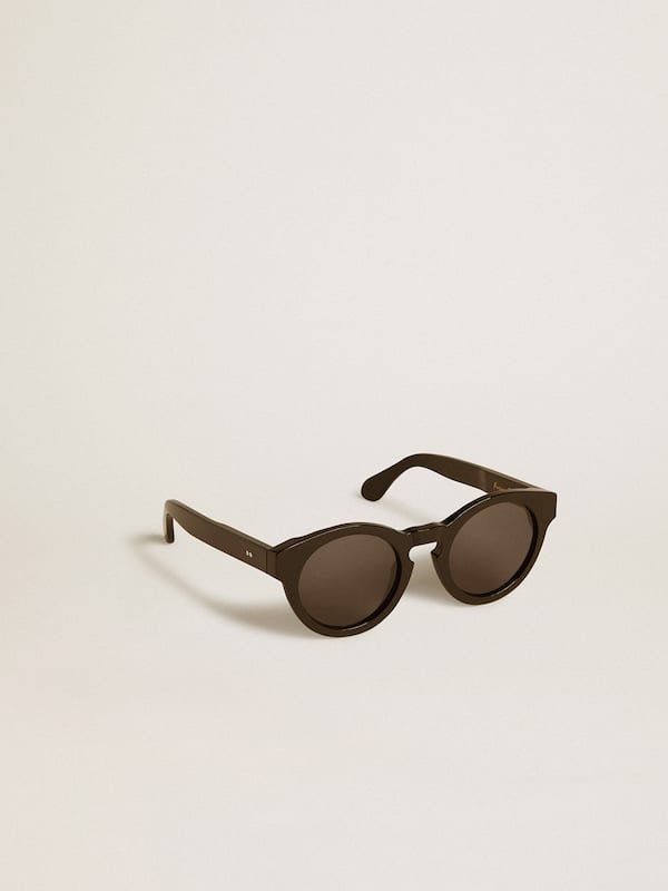 Golden Goose - Square style Panthos sunglasses with black frame and lenses in 