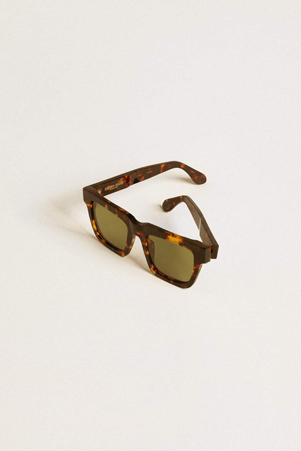 Jamie square sunglasses with Havana brown frame