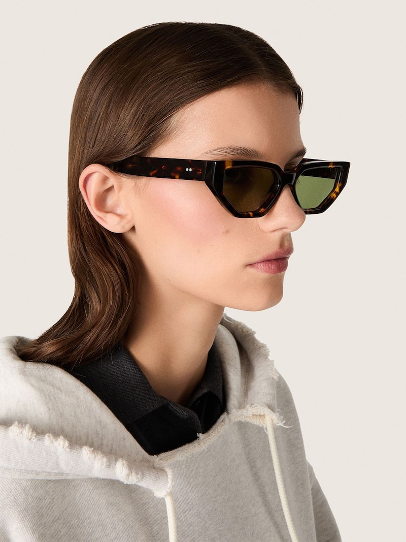 Golden Goose - Gafas de sol modelo rectangular con montura habano in 