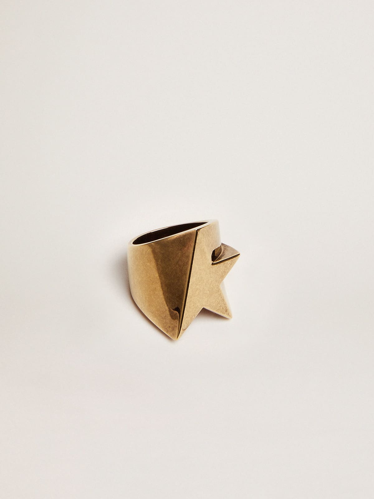 Golden Goose - Anillo de color oro viejo in 