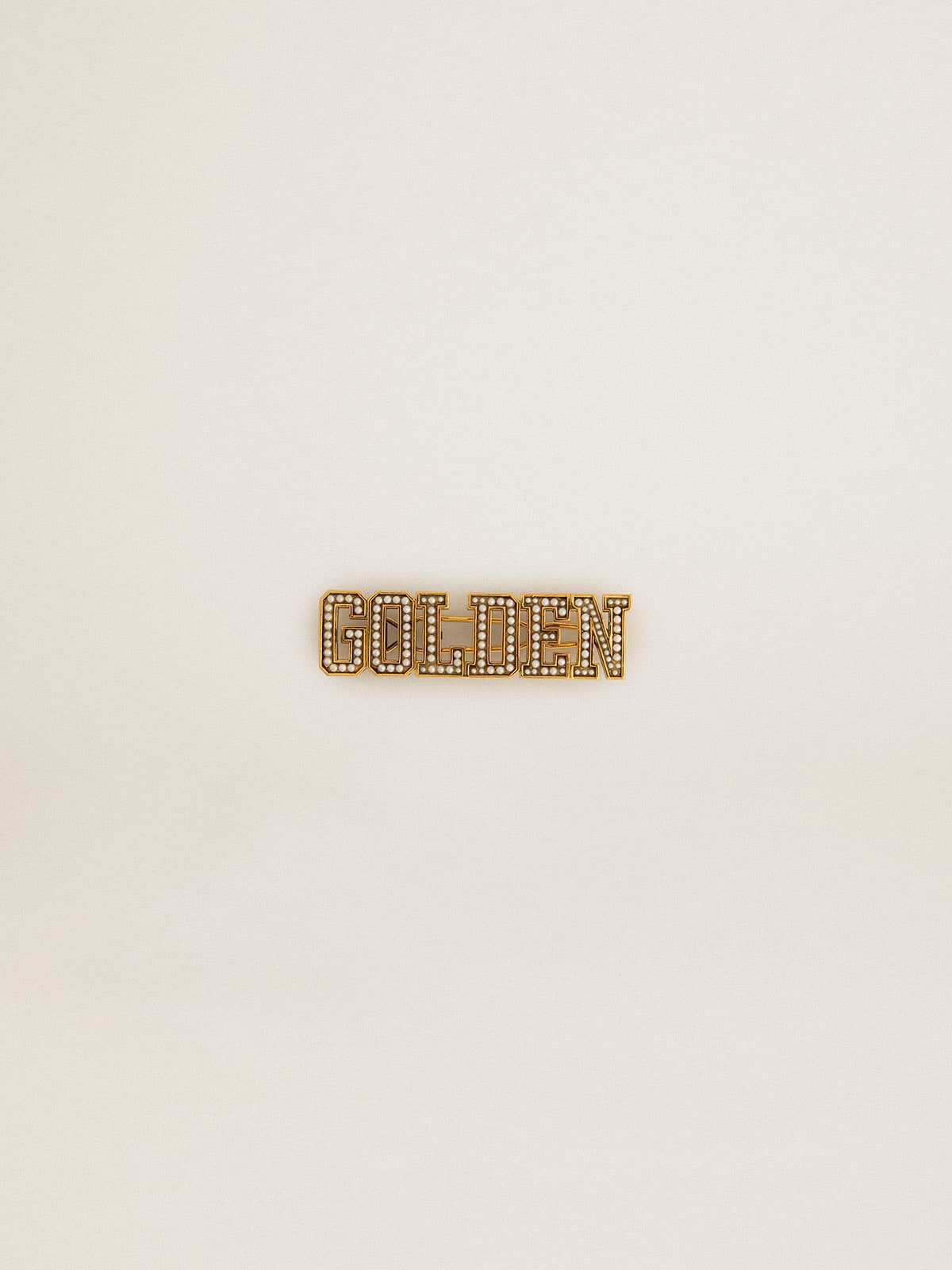 Golden Goose - Pasacordones Golden color oro antiguo con perlas in 