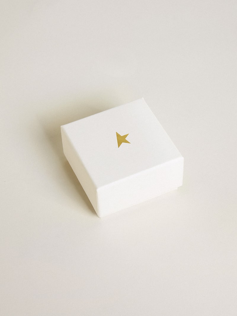 Golden Goose - Charm in ottone a forma di lettera I color oro con cristalli in 