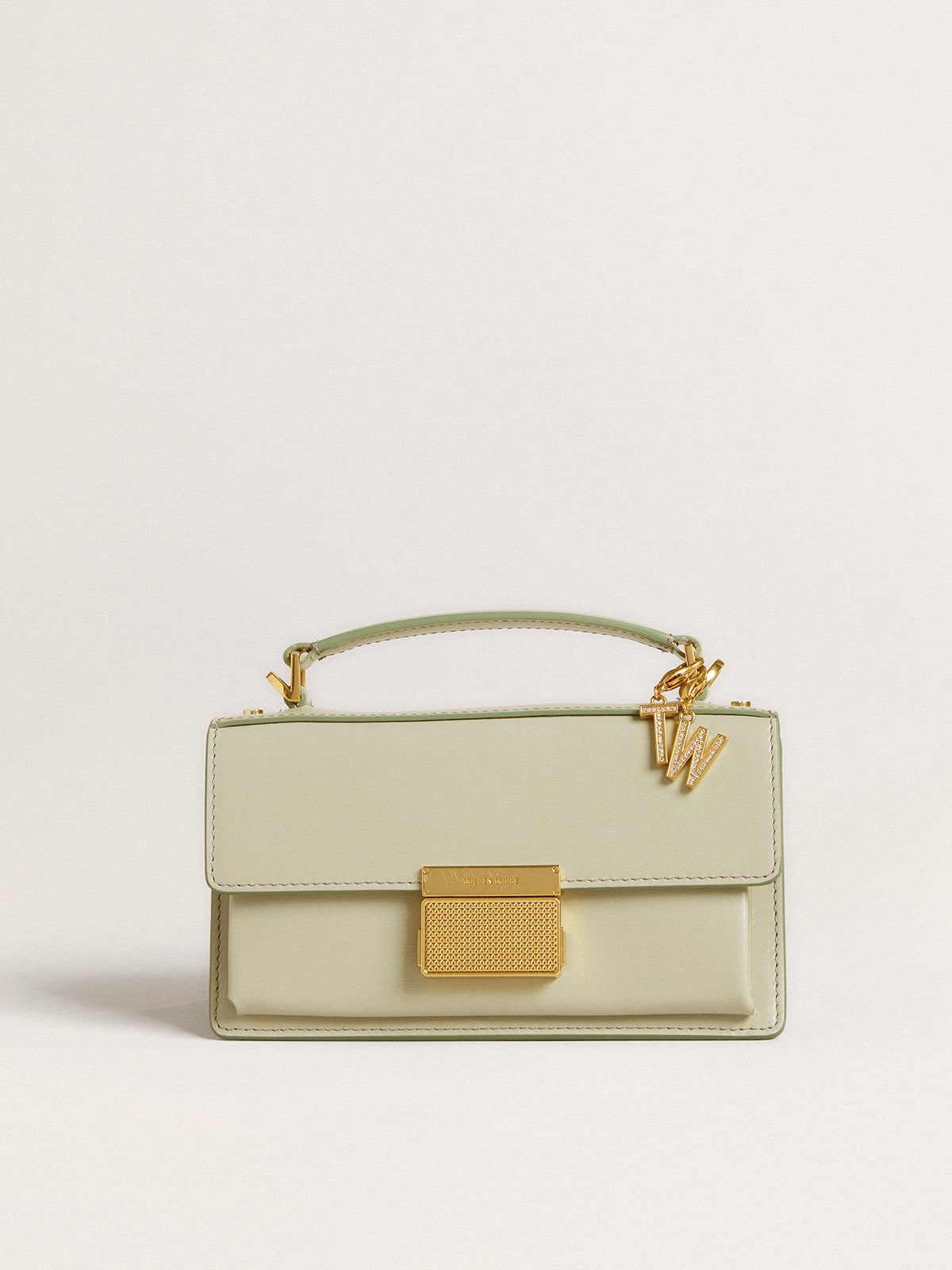 Golden Goose - 「T」チャーム ブラス（ゴールド） クリスタル in 