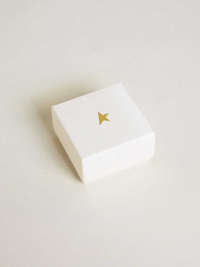 Golden Goose - Charm in ottone a forma di chiave color oro con cristalli in 