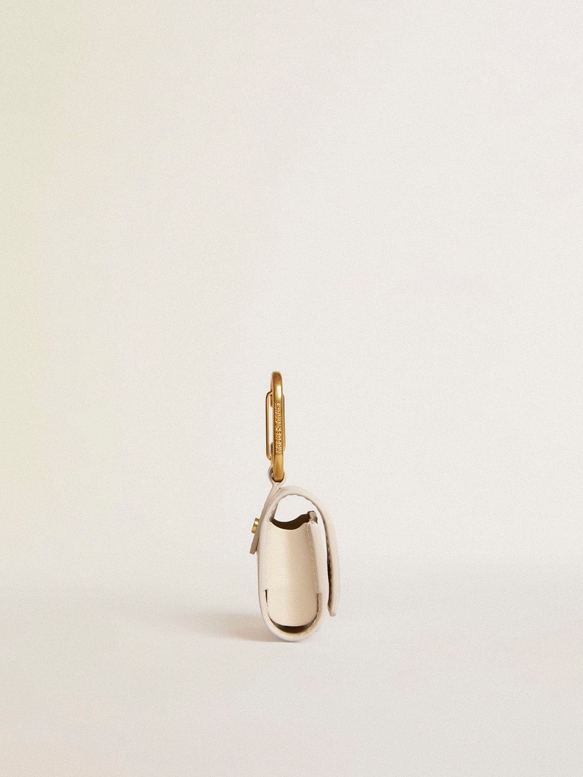 Golden Goose - Étui pour AirPods blanc vieilli in 