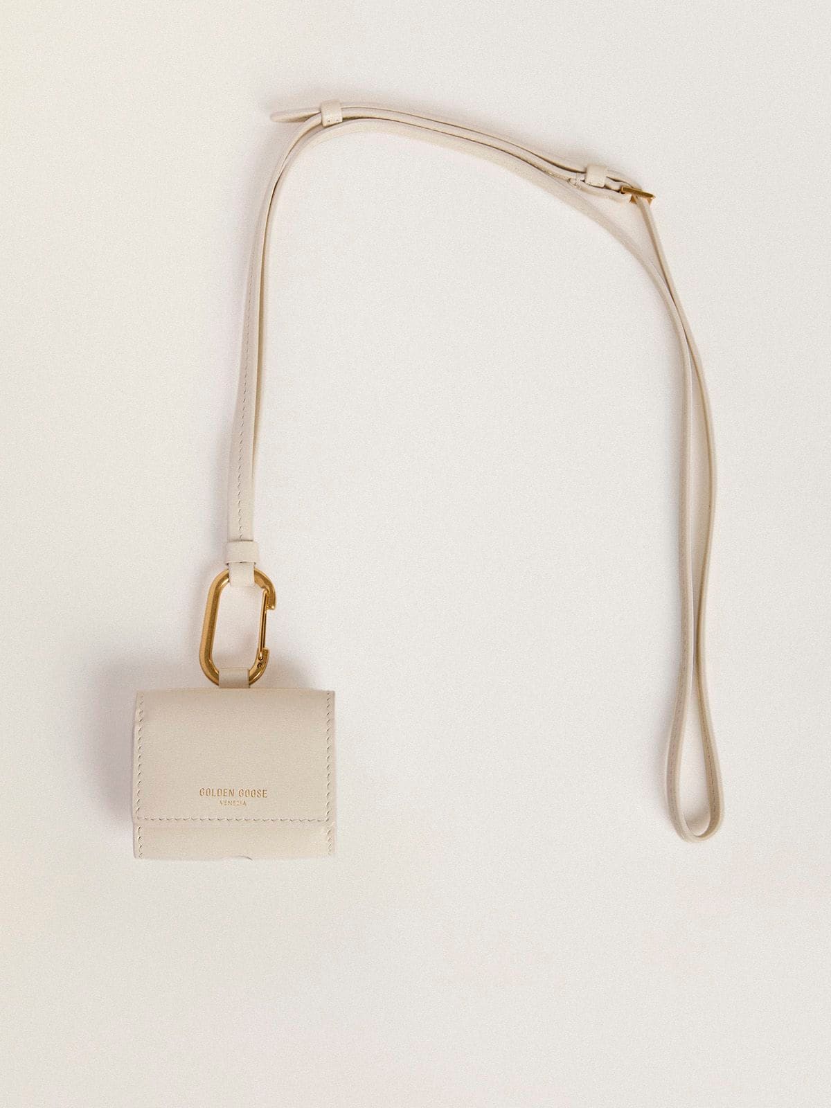 Golden Goose - Worn white AirPod case in 