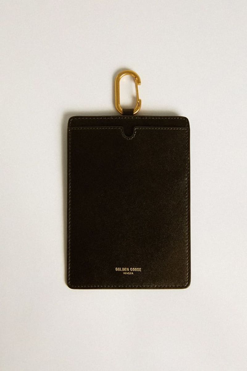Golden Goose - Porta documento di colore nero in 