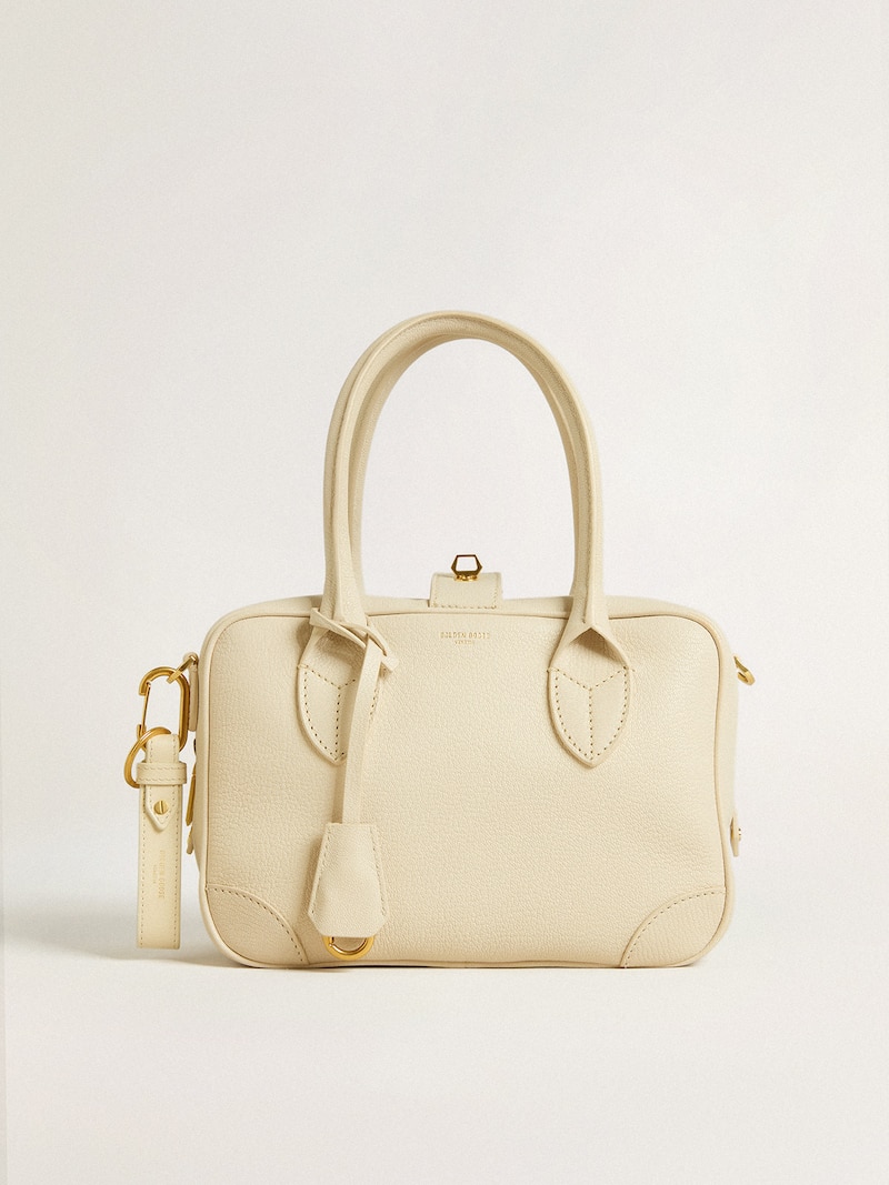 Golden Goose - Worn white keyring in 