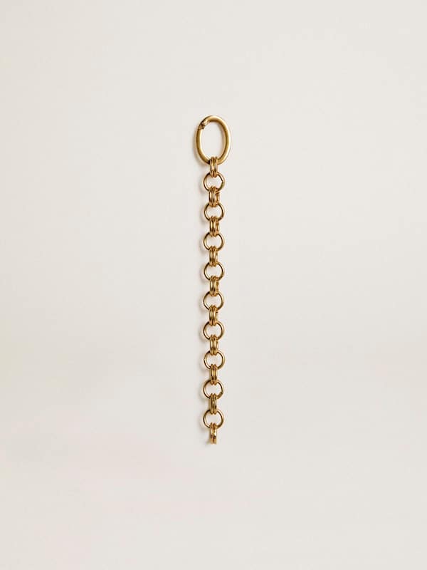 Golden Goose - Antique gold-colored brass charm in the shape of a chain in 