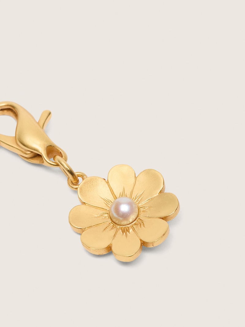 Golden Goose - Daisy charm in gold-colored brass in 