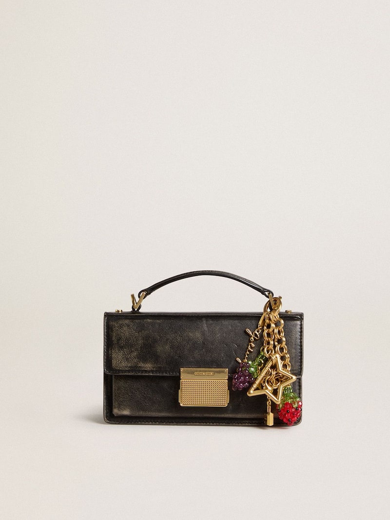 Golden Goose - Charm in ottone con firma Golden Goose color oro in 