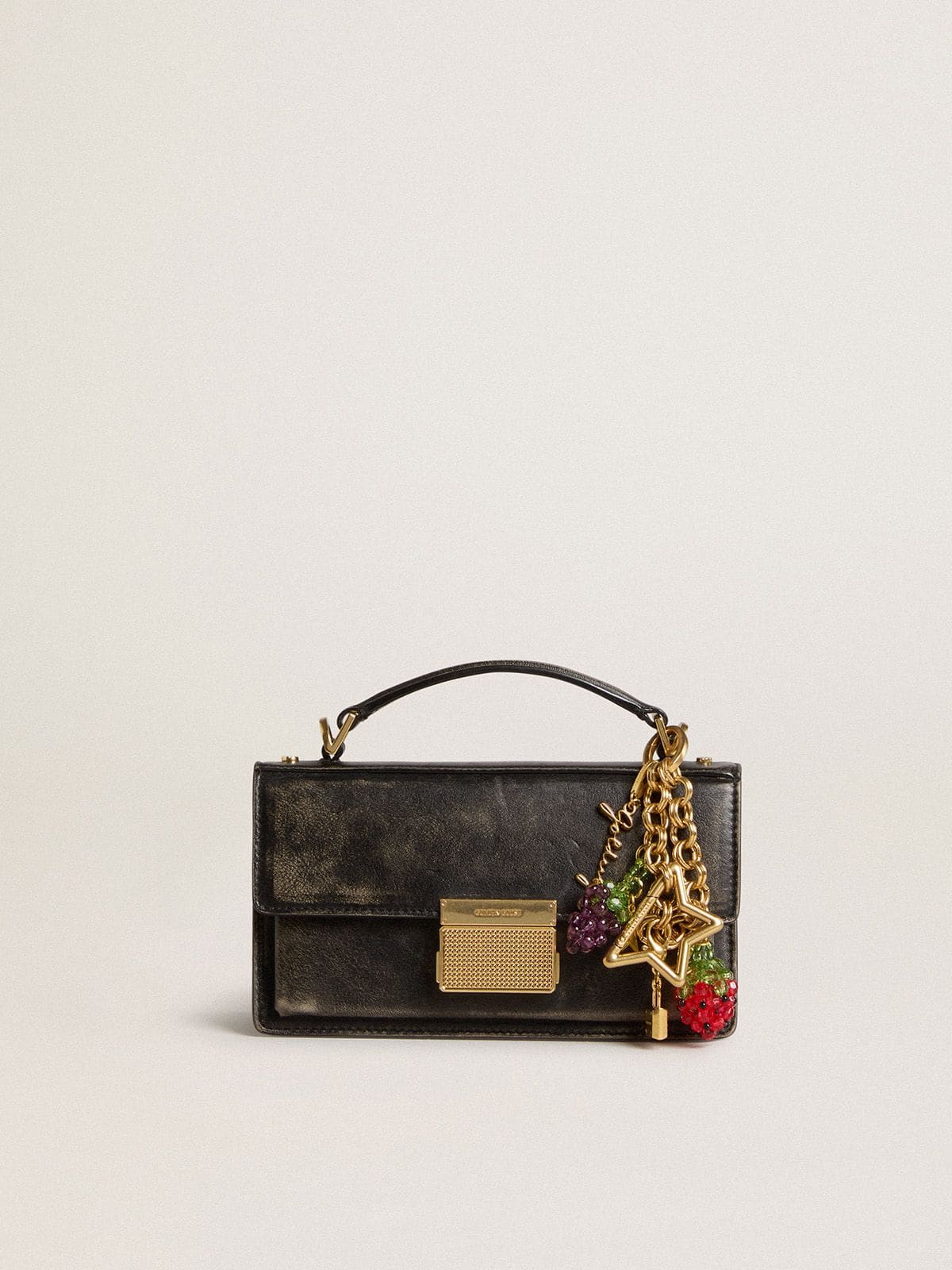 Golden Goose - Gold snap hook in the shape of the Golden star  in 