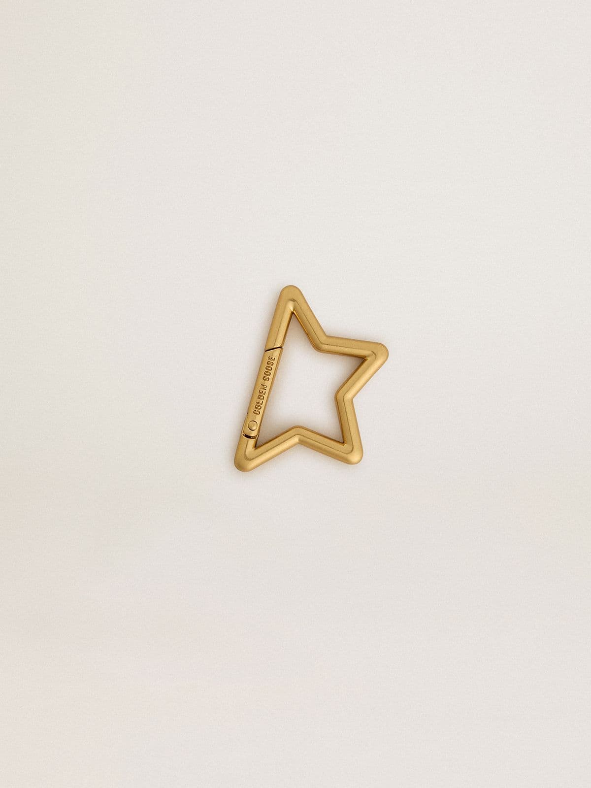 Golden Goose - Gold snap hook in the shape of the Golden star  in 