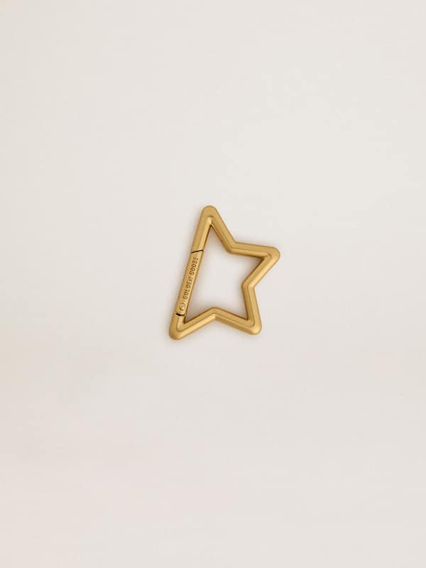 Golden Goose - Gold snap hook in the shape of the Golden star  in 