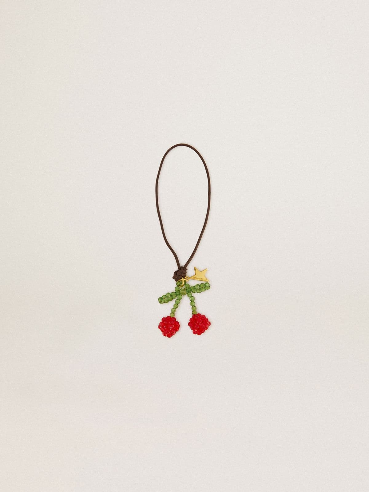 Golden Goose - Beaded pendant cherry charm in 