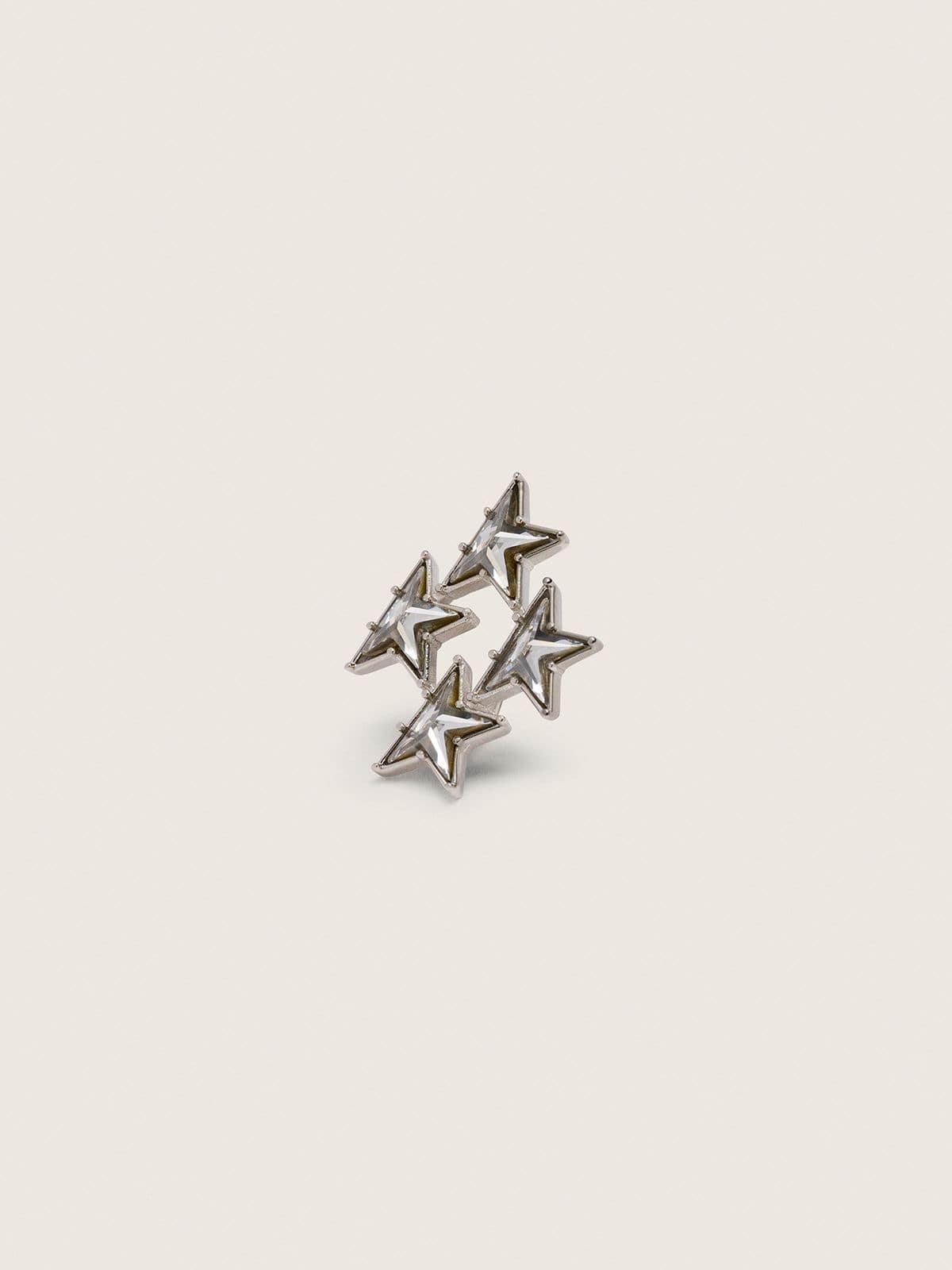 Golden Goose Sternf&ouml;rmiger silberfarbener Lace Loop Schmuck silver unisex
