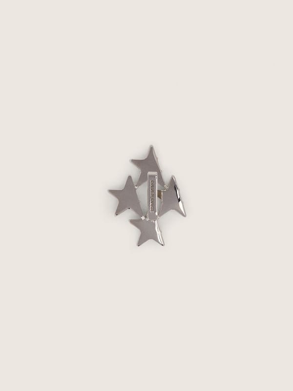 Golden Goose Silver-tone star lace loop Jewelry silver unisex